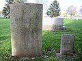 Gravestones of the Reverend Clayton A. and Elen Coles. The Reverend was Stonewall Jackson's body servant during the Civil War.[3][4]