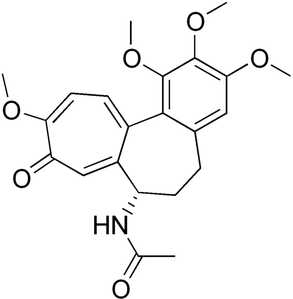 File:Colchicine structure.png