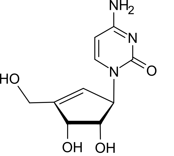 File:Cyclopentenylcytosine (CPE-C).svg