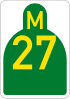 Metropolitan route M27 shield