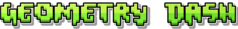 The logo of Geometry Dash, my favorite game.