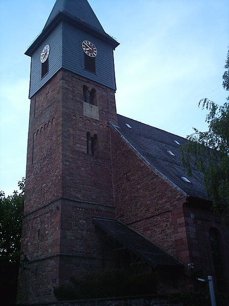 File:Grünwettersbach, ev. Kirche.jpg