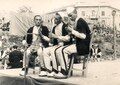 Albanian music trio with hemispherical type qeleshe, Has District.