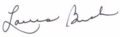 Laura Bush's signature