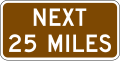 M11-1dP National Historic Trail - Distance (plaque)