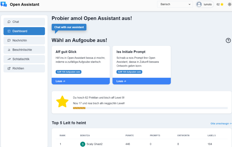 File:Open Assistant Dashboard.png