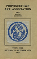 First Annual exhibition cover, 1915