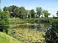 A large green in the village of Pritzhagen, Germany