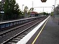 South-east bound view from Platform 2, October 2005