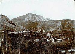 Town panorama in the early 1900s