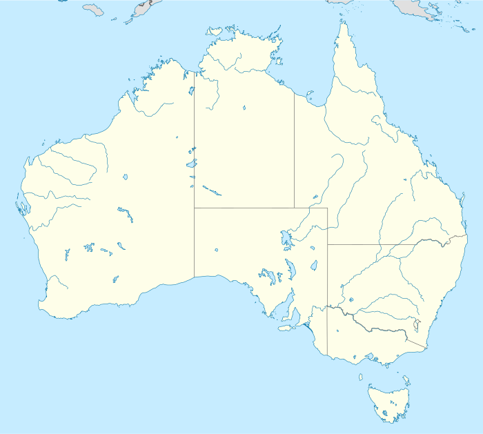 Circuit locations in Australia