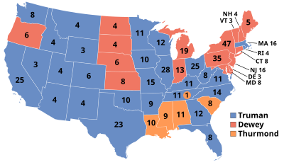 1948 electoral vote results