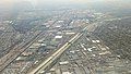 Bridges from Gage Avenue to South Atlantic Boulevard in and around Bell, looking southeast