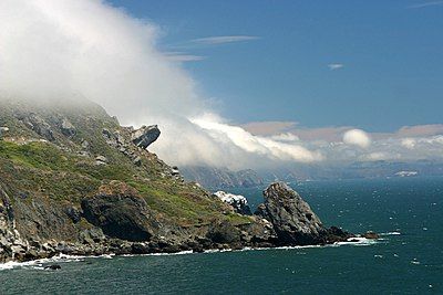 Marin coastline below Mt. Tamalpais