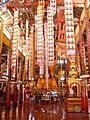 The interior of Vat Xieng Chai, Muang Sing, Laos