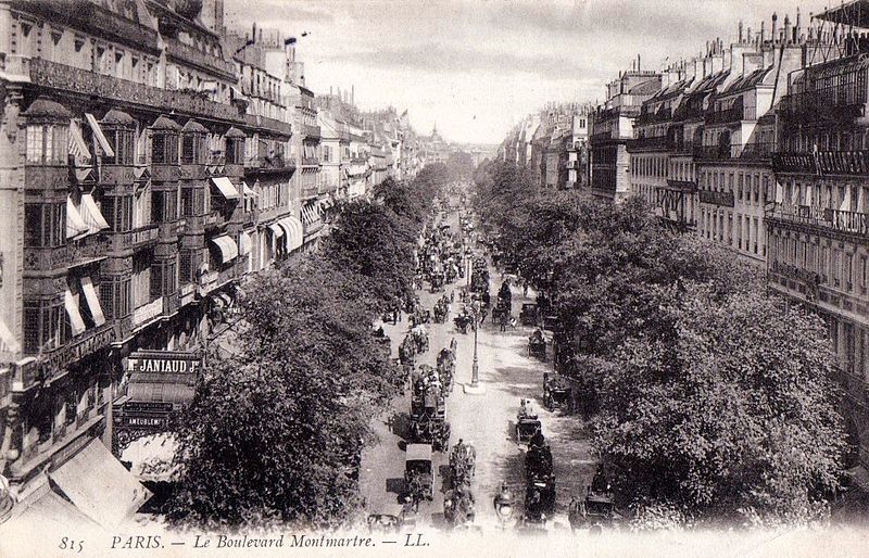 File:Paris. Boulevard Montmartre.jpg