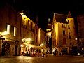 Sarlat french medieval city by night