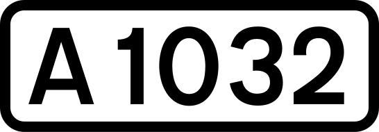 File:UK road A1032.svg