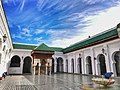 Image 43Present-day courtyard of the Al-Qarawiyyin Mosque in Fes, established by Fatima al-Fihri in the 9th century (from History of Morocco)