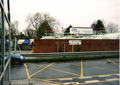 A picture of Banbury station. The picture is date stamped. The station's oil terminal.