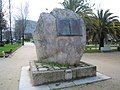 Sculpture in honour of the Spanish Constitution of 1978 in the Plaza de la Constitution.