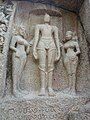 Gomateshwara at Kalugumalai Jain Beds, 8th century