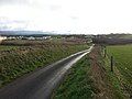 View of Nethertown from the St Bees road. Site of the army camp on the left