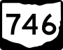 State Route 746 marker