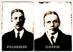 Passport photos, Lewis A Coffin, Jr and henry M Polhemus 1920