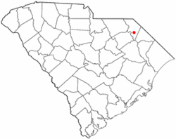 Location of Dunbar, South Carolina