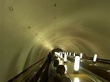 Station escalators