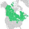 Symphyotrichum ciliolatum distribution map