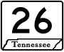 State Route 26 marker