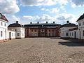 View of the courtyard towards the south