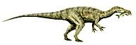 Artist's rendering of the dinosaur