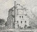 A drawing by Felix Kanitz of Belgrade mosque