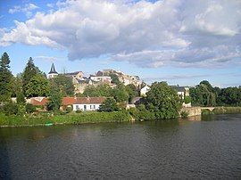 Decize on the river Loire