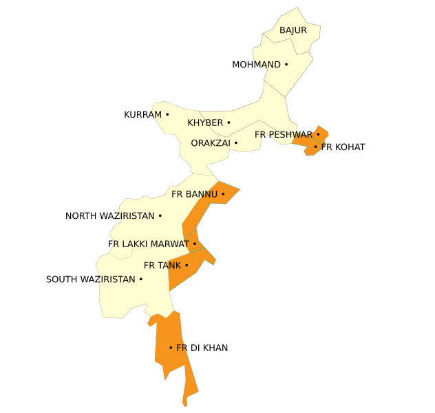 File:Frontier Regions (Pakistan).svg