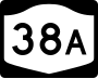 New York State Route 38A marker