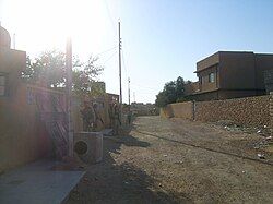 Street scene in Ar-Rutba town (2004) Ar-Rutba is the largest, southernmost and westernmost of the districts in Al Anbar Governorate