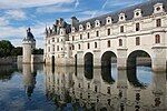 Catherine had two galleries built on Diane's bridge over the Cher River at Chenonceau