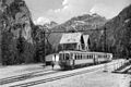 Carbonin station, between Cortina and Toblach