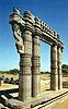 Decorative gates of Warangal Fort known as the Kakatiya Kala Thoranam