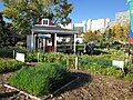 Parkdale's community garden shed - Parkdale Station - memorializes Calgary's historical connection to the railroad