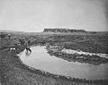 Acoma Pueblo from a distance, 1899