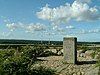 Summit stone on the Bungsberg