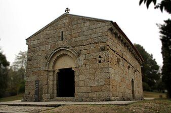 Church of São Miguel do Castelo, where king Afonso Henriques was baptized.