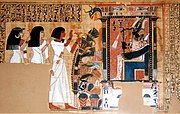 Sample of the Egyptian Book of the Dead of the scribe Nebqed, c. 1300 BC.