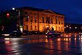 Guelph city hall at night