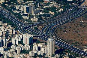 IsraelBarIlanInterchange FromAir.JPG